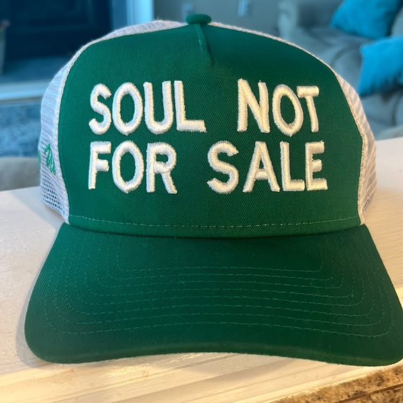 MYSONNE LINEN "Soul not for Sale"     SNAPBACK HAT - Picture 1 of 2